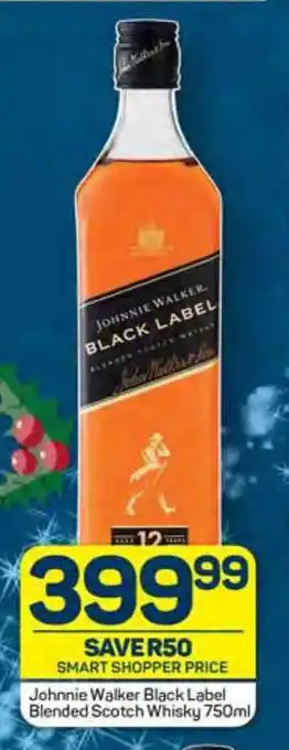 Pick n Pay Johnnie Walker Black Label Blended Scotch Whisky 750ml offer
