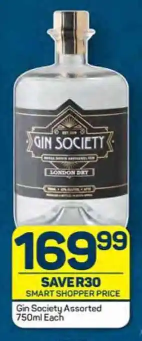 Gin Society Assorted 750ml Each