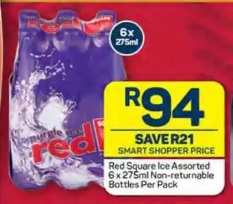 Red Square Ice Assorted 6x275ml Non-returnable Bottles Per Pack