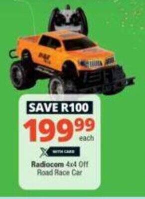 Checkers Radiocom 4x4 Off Road Race Car offer