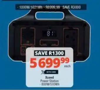 Checkers Xceed Power Station 800W/510Wh offer