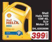 AutoZone Shell helix hx5 15w-40 motor oil shl.625026066-5l each offer
