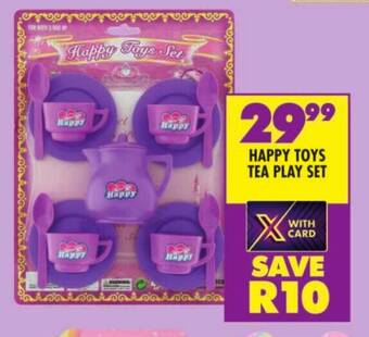Shoprite HAPPY TOYS TEA PLAY SET offer