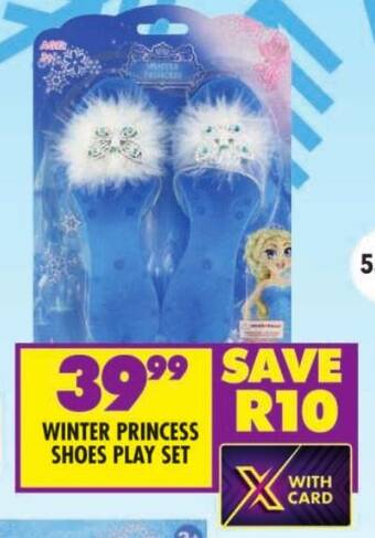 Shoprite WINTER PRINCESS SHOES PLAY SET offer
