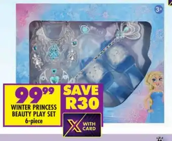 WINTER PRINCESS BEAUTY PLAY SET 6-piece