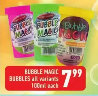 BUBBLE MAGIC BUBBLES all variants 100ml each