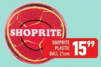 Shoprite SHOPRITE PLASTIC BALL 21cm offer