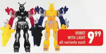 ROBOT WITH LIGHT all variants each