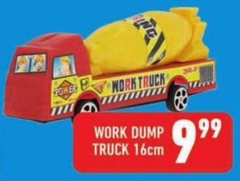 Shoprite WORK DUMP TRUCK 16cm offer