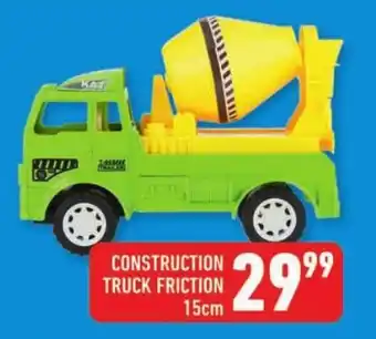 Shoprite CONSTRUCTION TRUCK FRICTION 15cm offer