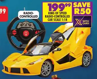 KING OF SPEED RADIO-CONTROLLED CAR