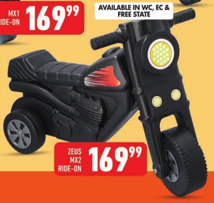 ZEUS MX2 RIDEON offer at Shoprite