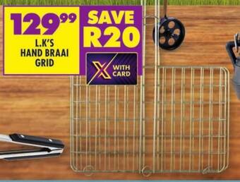 Shoprite L.K'S HAND BRAAI GRID offer