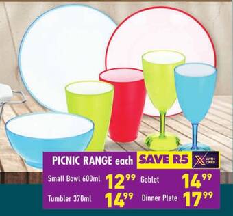 Shoprite PICNIC RANGE Small Bowl 600ml offer