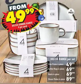 Shoprite DELISH DINNER RANGE 4 per pack offer