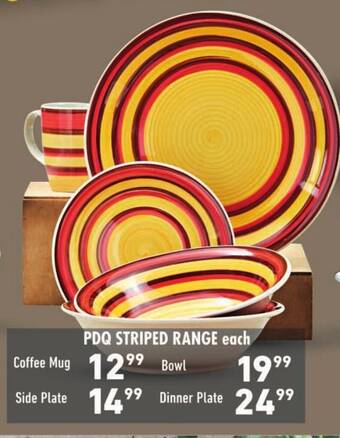Shoprite PDQ STRIPED RANGE Coffee Mug offer