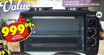 Shoprite ESSENTIALS MINI OVEN 24L offer