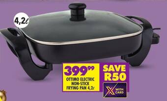 Shoprite OTTIMO ELECTRIC NON-STICK FRYING PAN 4,2L offer