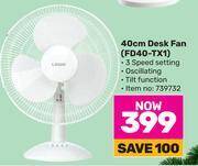 Game Logik 40cm desk fan fd40-tx1 offer