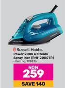 Game Russell hobbs power 2000w steam spray iron (rhi-2000tr) offer