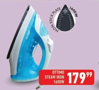 Shoprite OTTIMO STEAM IRON 1600W offer