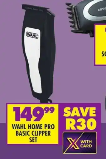 Shoprite WAHL HOME PRO BASIC CLIPPER SET offer