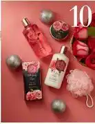Private label rose bath set