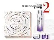 Edgars Lancome renegie triple serum set offer