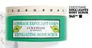 L'occitane shea leaves body scrub