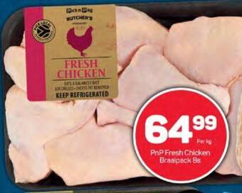 Pick n Pay PnP Fresh Chicken Braaipack 8s offer