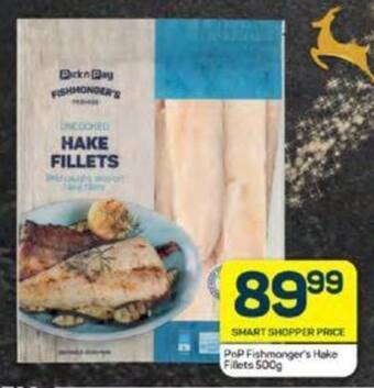 Pick n Pay PnP Fishmonger's Hake Fillets 500g offer