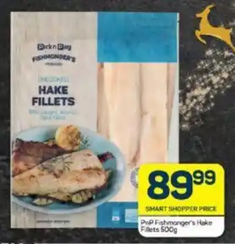 Pick n Pay PnP Fishmonger's Hake Fillets 500g offer