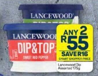 Pick n Pay Lancewood Dip Assorted 175g offer