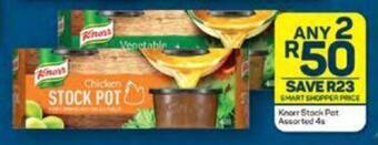 Pick n Pay Knorr Stack Pet Assorted 4s offer
