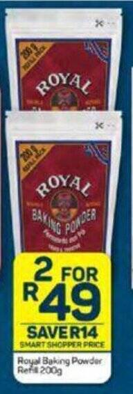 Pick n Pay Royal Baking Powder Ref 200g offer