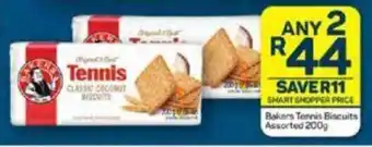 Pick n Pay Bakers Tennis Biscuits Assorted 200g offer