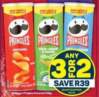 Pick n Pay Kellogg's Pringles Assorted 100g offer