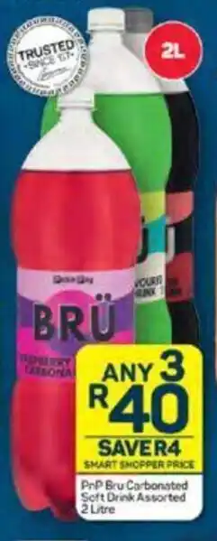 PnP Bru Carbonated Soft Drink Assorted 2 Litre