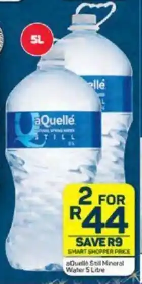 Pick n Pay AQuelle Still Mineral Water 5 Litre offer