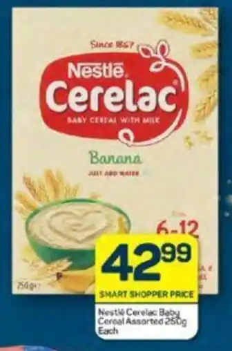 Pick n Pay Nestle Cerelac Baby Cereal Assorted 250g Each offer