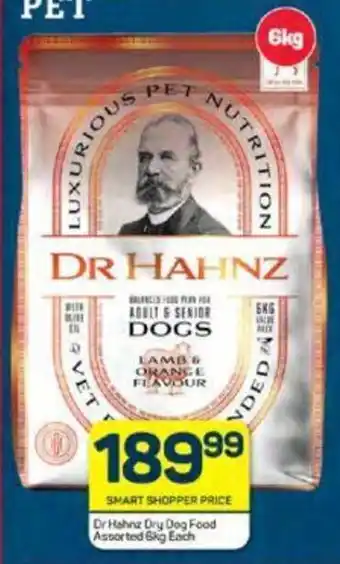 Dr Hahnz Dry Dog Food Assorted 6kg Each