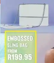 Embossed Sling Bag