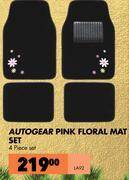 Midas Autogear pink floral mat set la92 offer