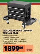 Midas Autogear tool drawer trolley seat tdts01 offer