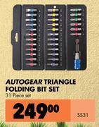 Midas Autogear triangle folding bit set 31 piece set ss31 offer
