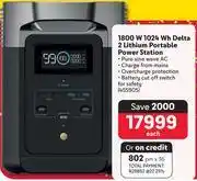 Makro 1800w 1024wh delta 2 lithium portable power station offer