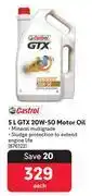 Makro Castrol 5l gtx 20w-50 motor oil-each offer