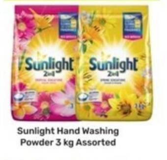 Game Sunlight Hand Washing Powder 3 kg Assorted offer