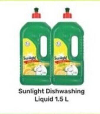 Game Sunlight Dishwashing Liquid 1.5 L offer
