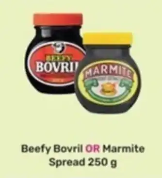 Game Beefy Bovril OR Marmite Spread 250g offer